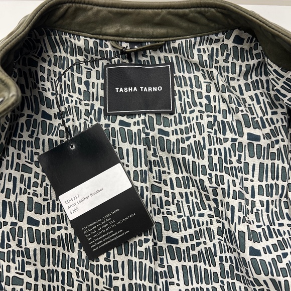 NWT TASHA TARNO Military Bomber jacket - Picture 2 of 5